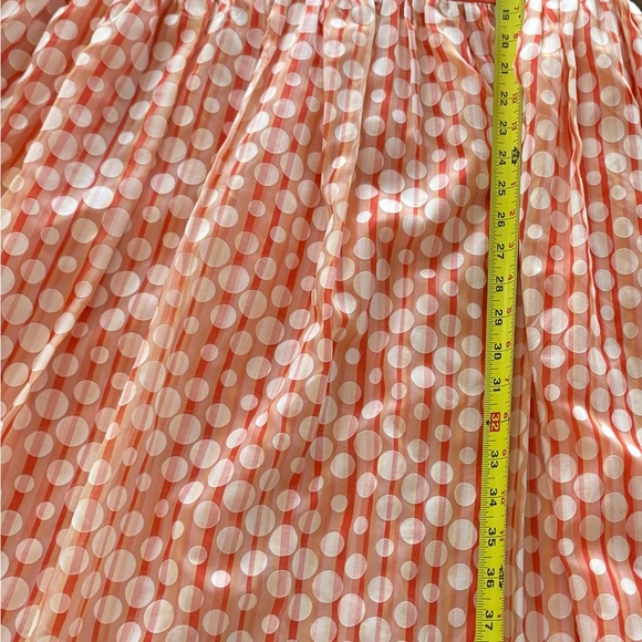 Robbie Bee 18W Coral Polka Dot Midi Dress Fit & Flare Plus Size - Picture 6 of 7